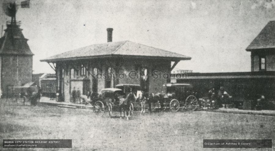 Postcard: Harwich Railroad Station, 1887